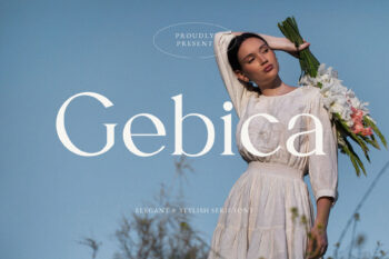 Gebica – Stylish & Elegant Serif Font
