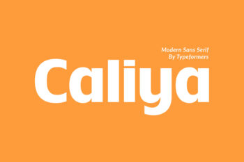 Caliya - Modern Sans Serif