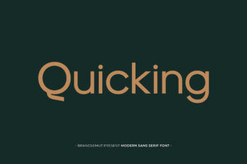 Quicking – Modern Sans Serif