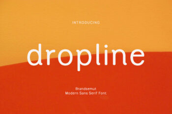 Dropline – Modern Sans Serif Font