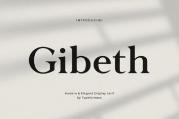 Gibeth - Modern Elegant Serif