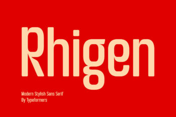 Rhigen - Modern Stylish Sans Serif