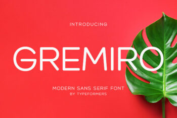 Gremiro - Modern Sans Serif