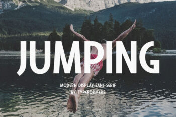 Jumping - Modern Display Sans Serif