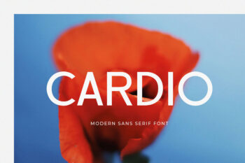 Cardio - Modern Sans Serif Font