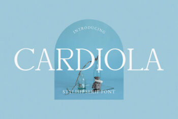Cardiola - Modern Stylish Serif