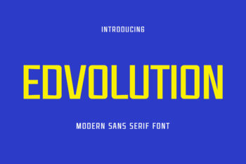 Edvolution - Modern Sans Serif