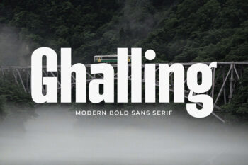 Ghalling - Modern Bold Sans Serif