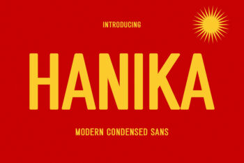 Hanika - Modern Condensed Sans