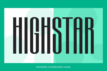 Highstar - Modern Condensed Sans