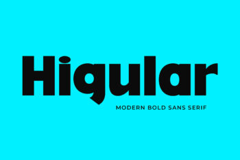 Higular - Modern Bold Sans Serif