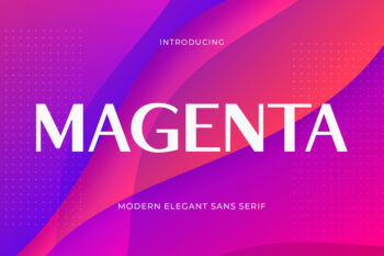 Magenta - Modern Elegant Sans Serif
