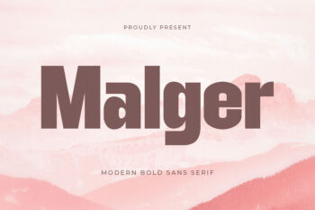 Malger - Modern Sans Serif