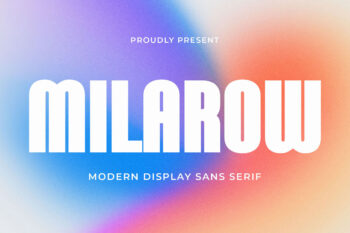 Milarow - Modern Display Sans Serif