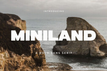 Miniland - A Bold Sans Serif