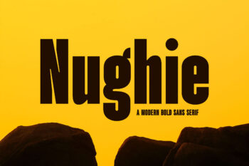 Nughie - Modern Bold Sans Serif