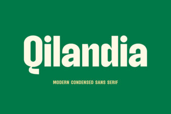 Qilandia - Modern Condensed Sans Serif