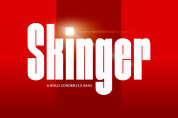 Skinger - A Bold Condensed Sans