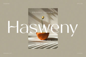 Hasweny – Elegant & Classy Sans Serif