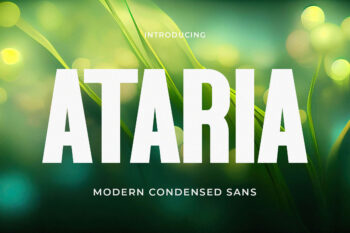 Ataria - Modern Condensed Sans