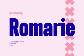 Romarie - Modern Condensed Sans Serif