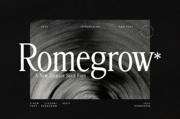 Romegrow - Elegant Serif Font