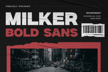 Milker - Modern Bold Sans Serif