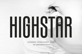 Highstar – Modern Condensed Sans Serif