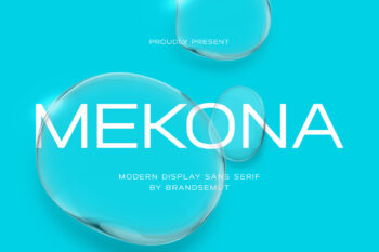 Mekona – Modern Display Sans Serif
