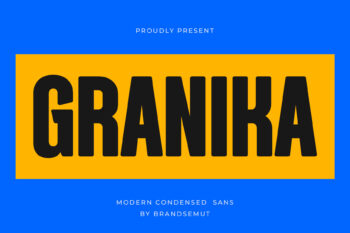 Granika – Modern Condensed Sans Serif