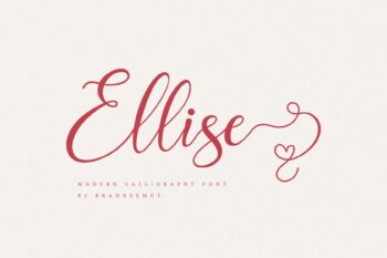 Ellise – Lovely Script Font