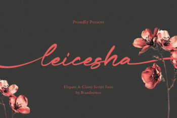 Leicesha – Elegant & Classy Script Font