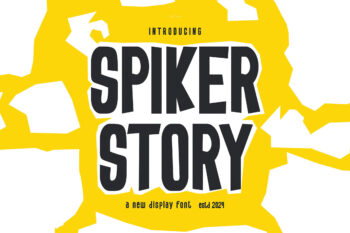 Spiker Story - Cute Display Font