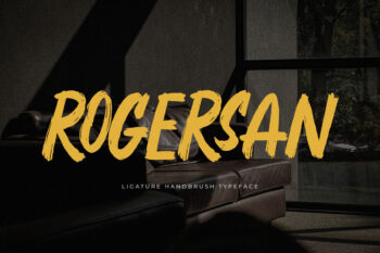 Rogersan – Stylish Brush Font