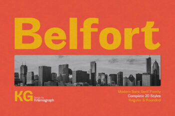 KG Belfort | Modern Sans Family