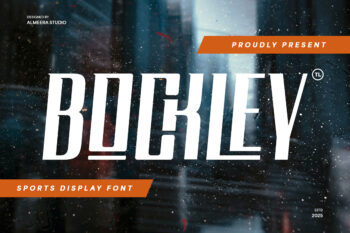 Bockley - Sports Display Font