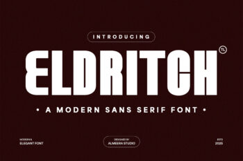 Eldritch - A Modern Sans Serif Font