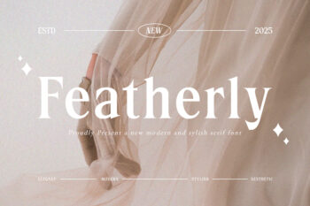 Featherly – Modern & Stylish Serif