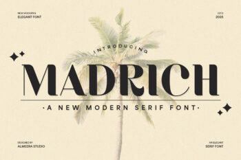 Madrich - Modern Serif Font