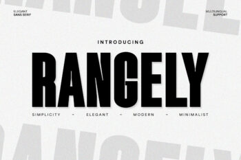 Rangely - Modern Bold Sans