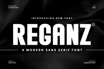 Reganz - A Modern Sans Serif Font