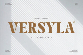 Versyla - Classic & Modern Serif Font