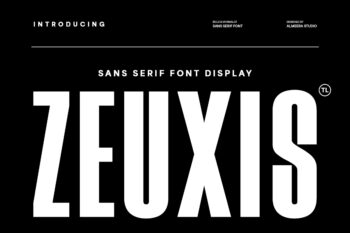 Zeuxis - Bold & Minimalist Sans