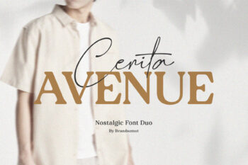 Cerita Avenue - Nostalgic Font Duo