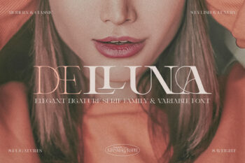 Delluna | Ligature Serif Family