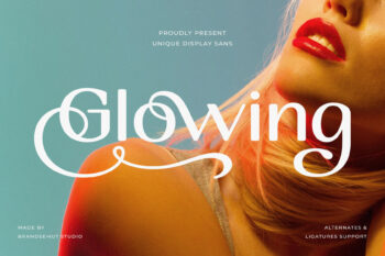 Glowing - Unique Display Sans Serif