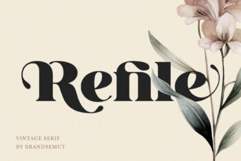 Refile - Vintage Display Serif