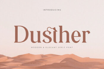 Dusther – Modern Serif Font