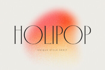 Holipop - Modern Serif Font