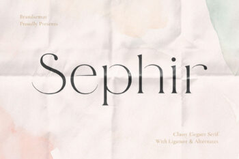 Sephir - Classy Elegant Serif